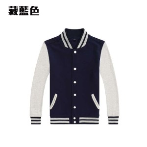 BAS-01A 薄款全棉毛圈棒球褸 - Image 7