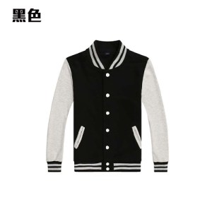 BAS-01A 薄款全棉毛圈棒球褸 - Image 2