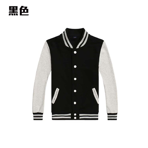 BAS-01A 薄款全棉毛圈棒球褸 - Image 2