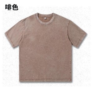 TEE-04E 230克復古重磅全棉洗水TEE - Image 8
