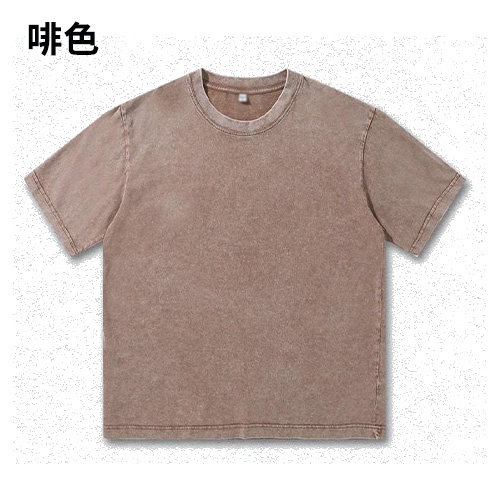 TEE-04E 230克復古重磅全棉洗水TEE - Image 8
