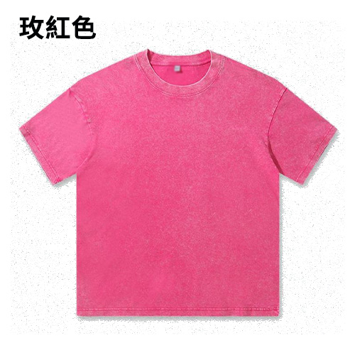 TEE-04E 230克復古重磅全棉洗水TEE - Image 10