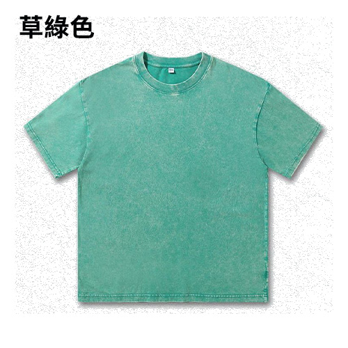 TEE-04E 230克復古重磅全棉洗水TEE - Image 9